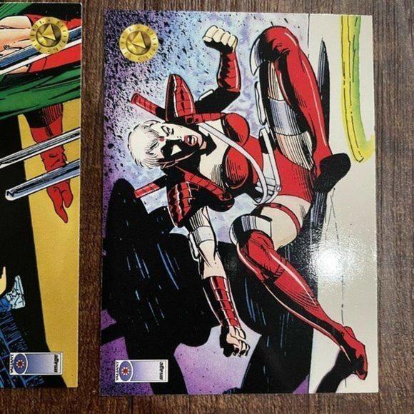1993 Upper Deck VALIANT ERA Lot of 9 SERIES‎ 1 DEATHMATE COMICS TRADING CARDS - Picture 8 of 11